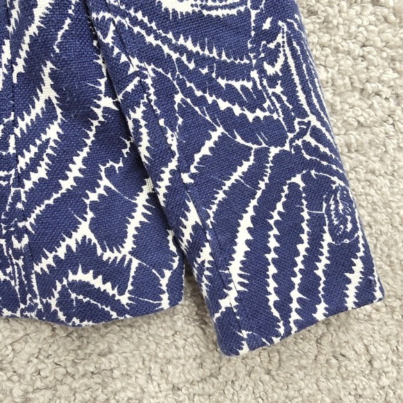 Lilly Pulitzer Blazer Womens 8 Blue Beauford Show Your Stripes Zebra Office‎ - Picture 3 of 13